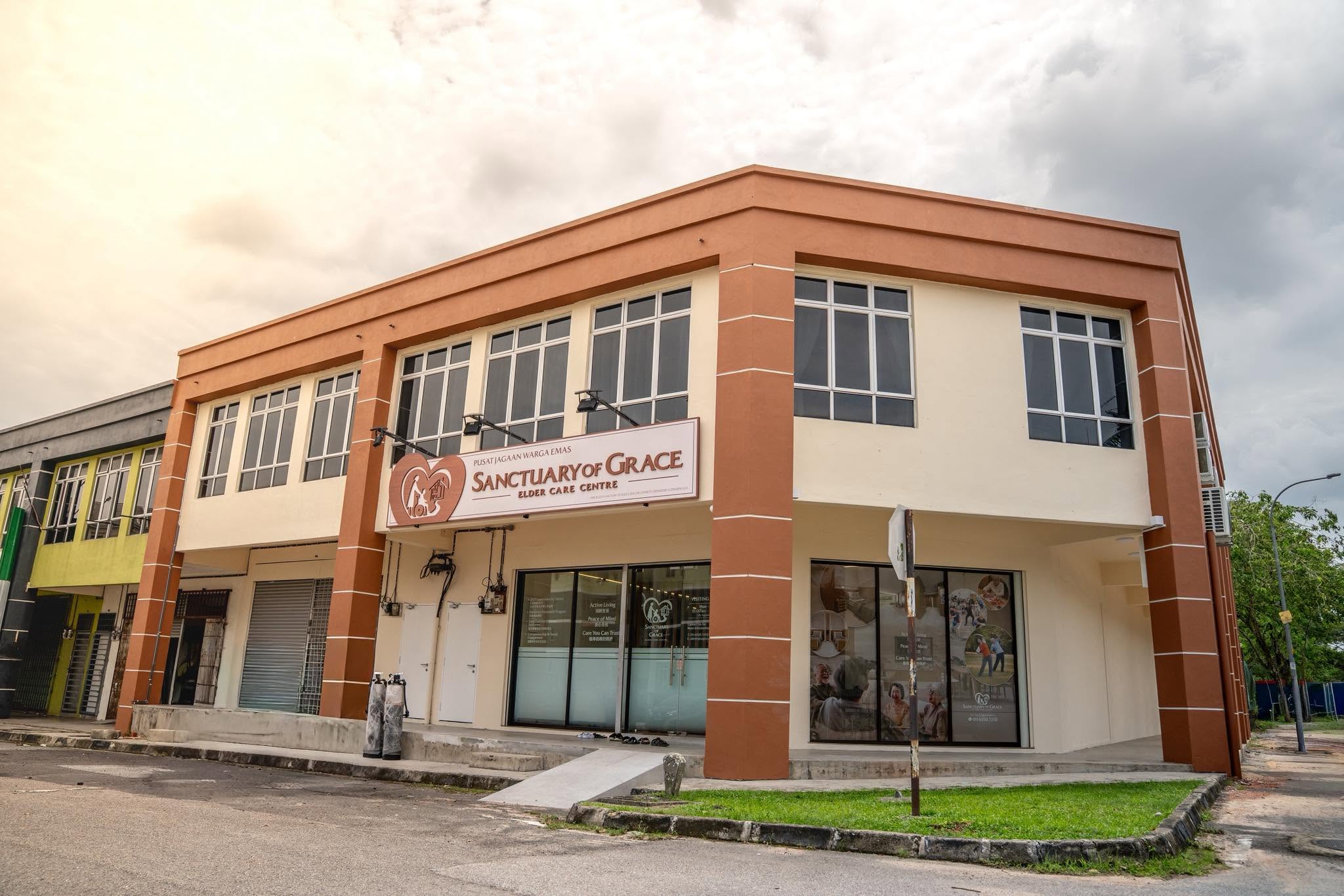 Sanctuary of Grace Elder Care Centre (SAGE) building exterior, Taman Bukit Tropika, Ulu Tiram