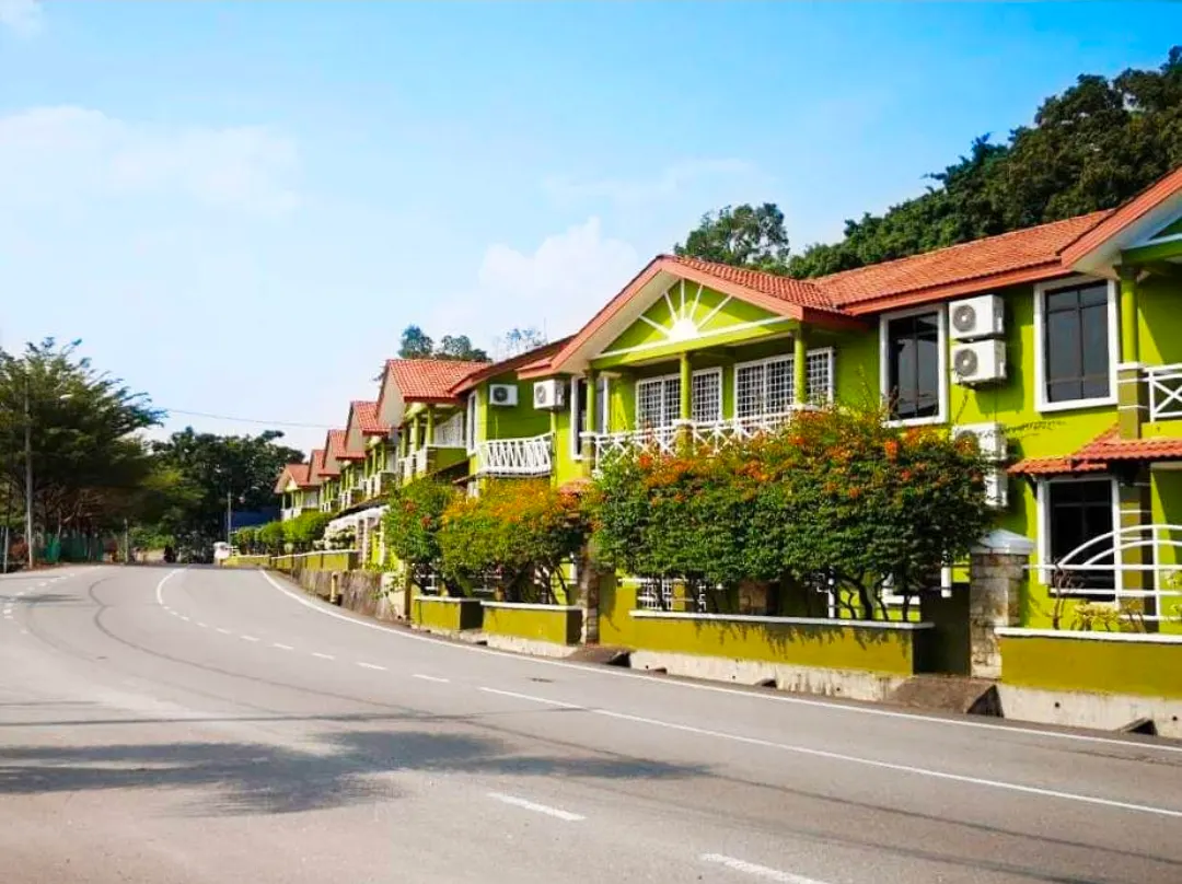 Golden Age Care Centre Melaka - green hillside buildings on Jalan Bukit Serindit