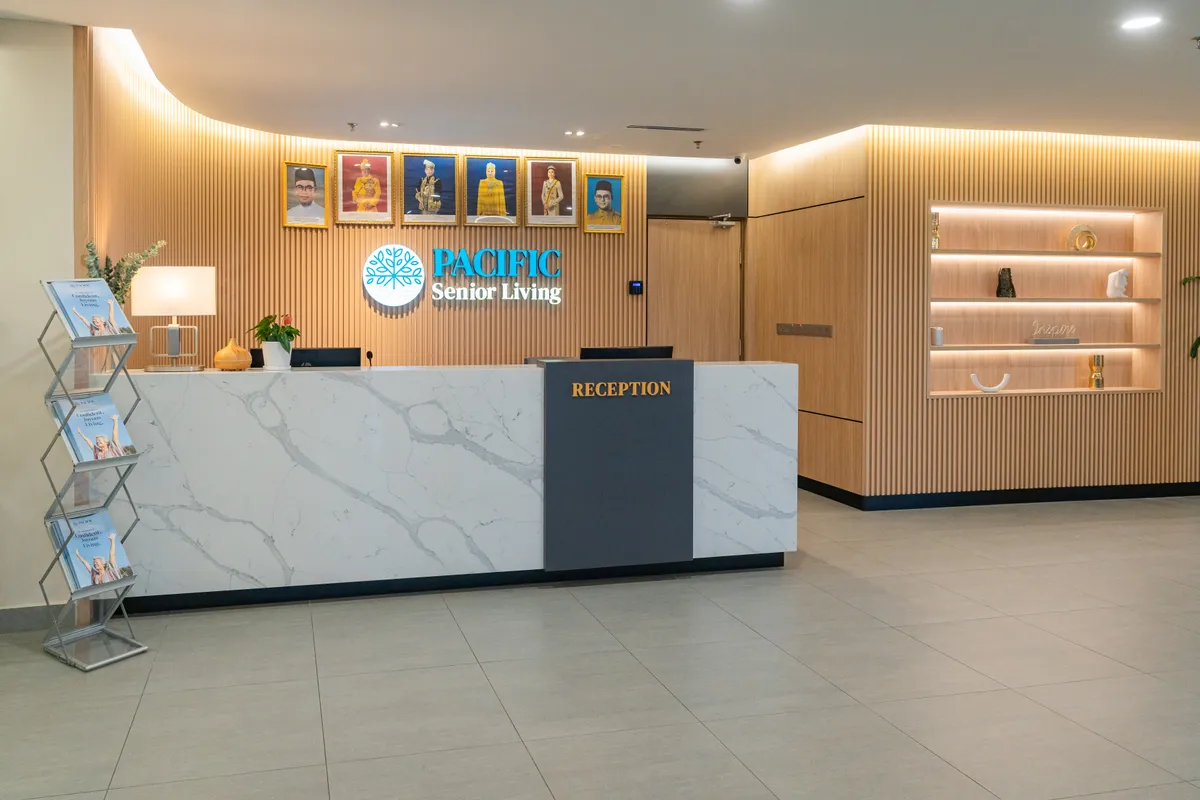 Pacific Senior Living Klang - lobby and reception area