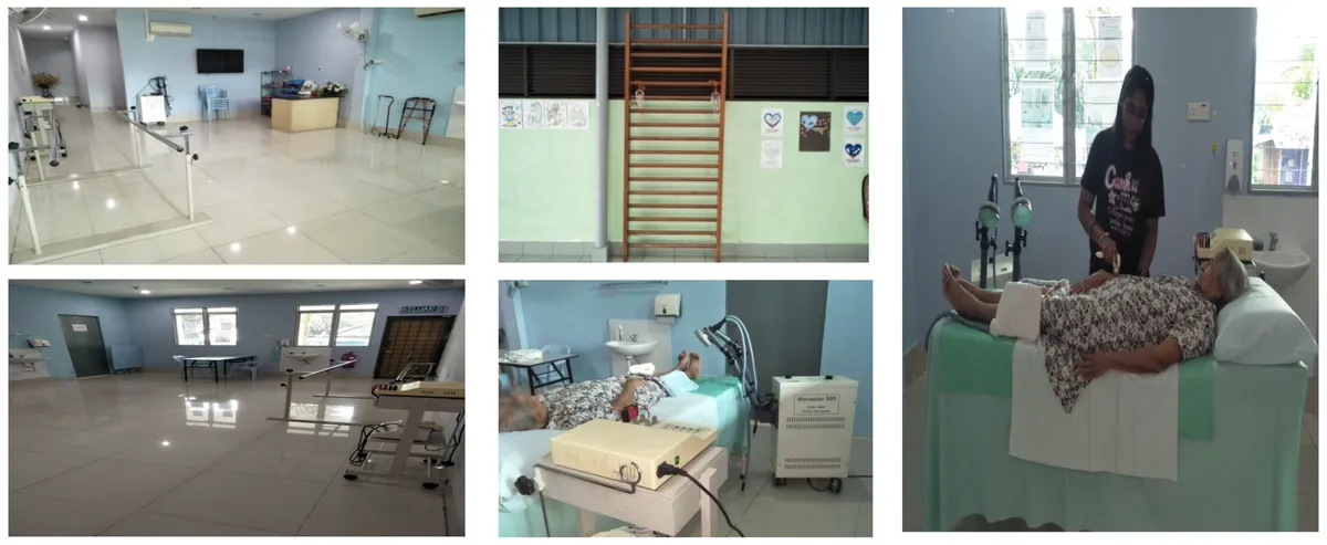 Physiotherapy room at Seavoy Nursing Home