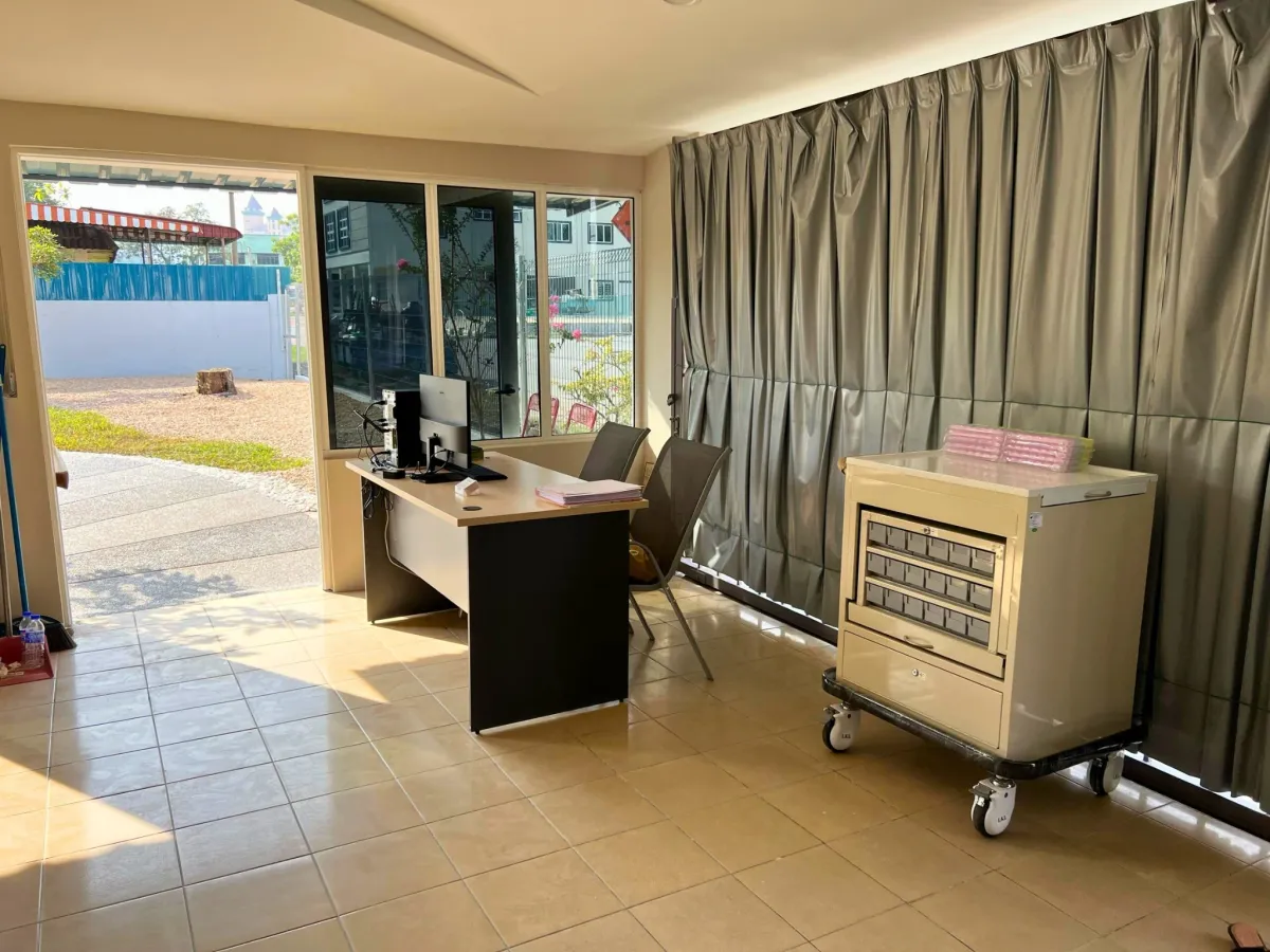 Elderlove Care Centre Ipoh Bercham nursing station counter