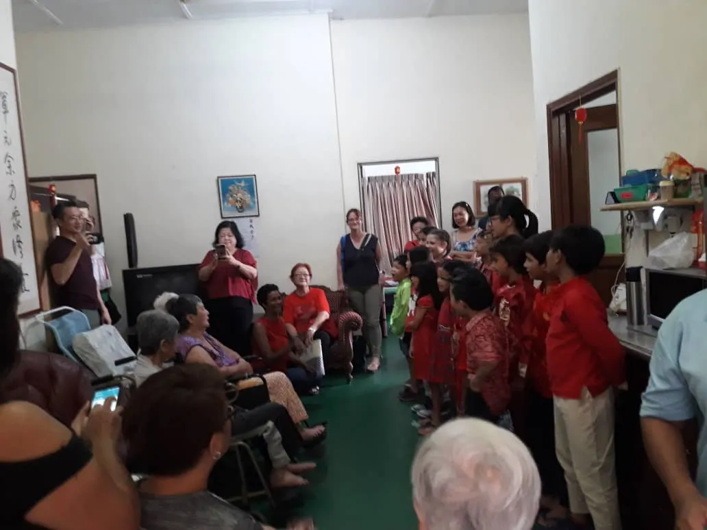 Chinese New Year celebration at Rebina Sunrise Nursing Home