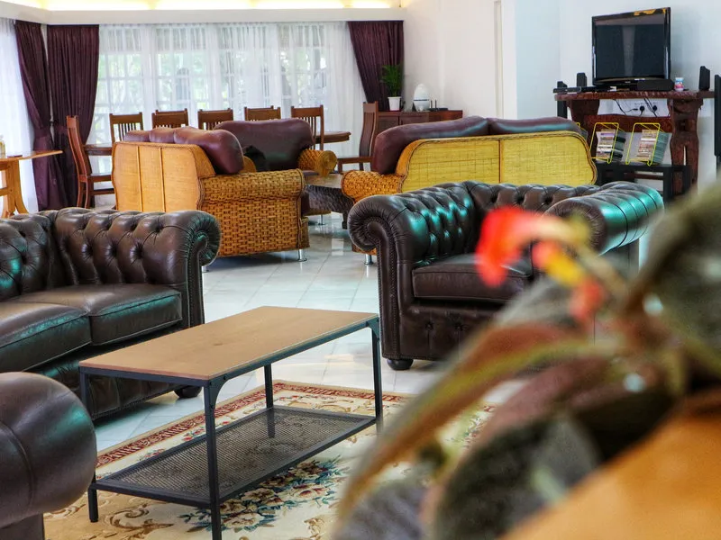 Communal living area at Graceland Asia, Bukit Gasing