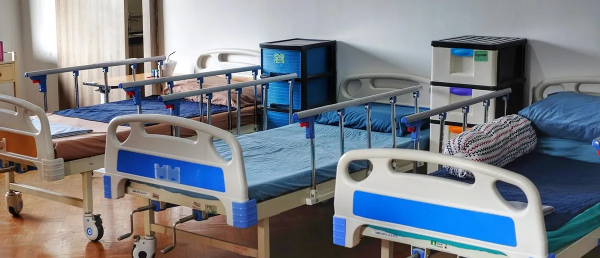 Patient room at Anzaletta Nursing Home, Johor Bahru