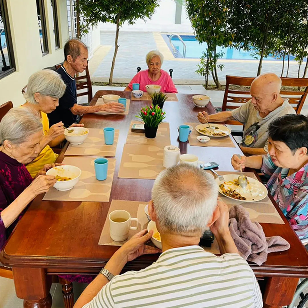 Residents and care team at Sommerfield Homes, Bangsar