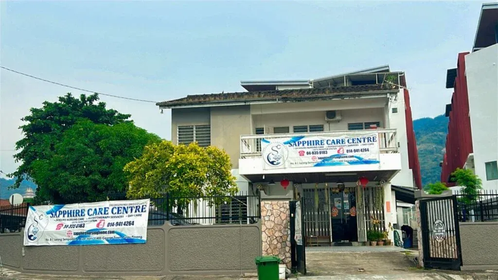 Front view of Sapphire Care Centre building in Penang