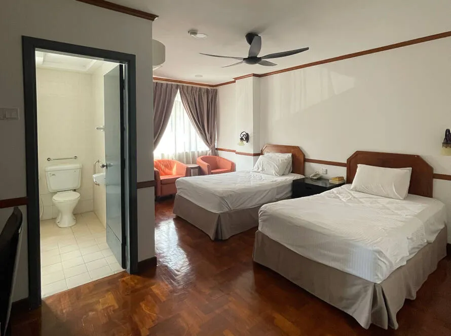Twin sharing room at Sukha Senior Resort Petaling Jaya