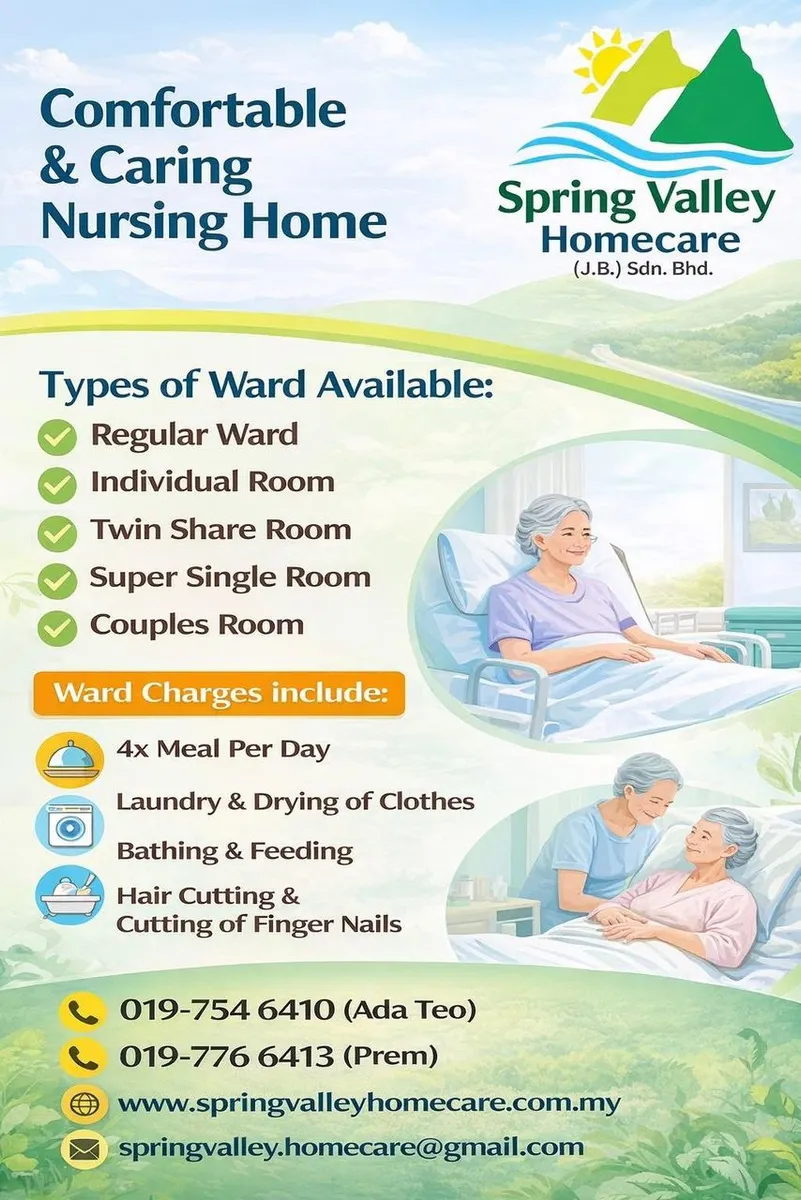 Spring Valley Homecare Kempas Baru Johor Bahru facility