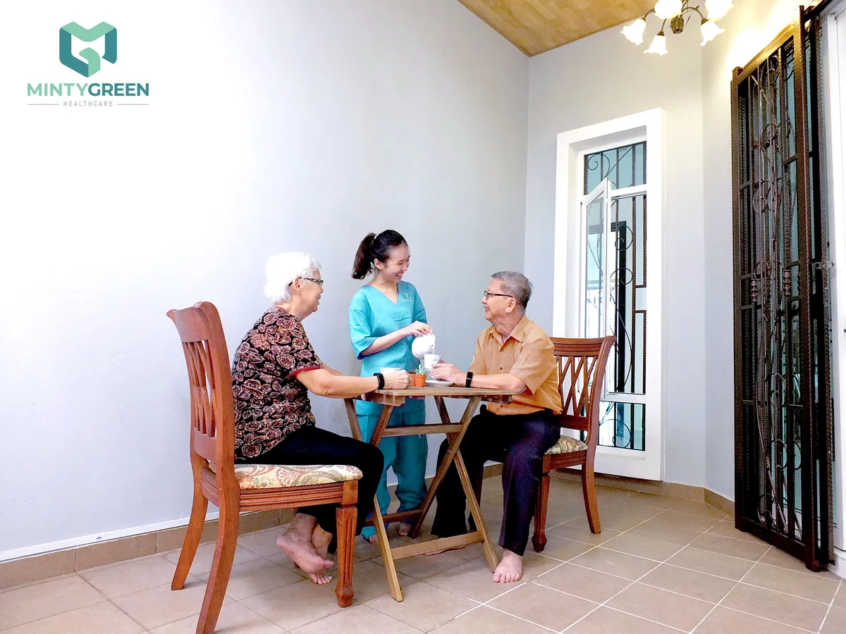 Care area at Mintygreen Wellness Residence Penang