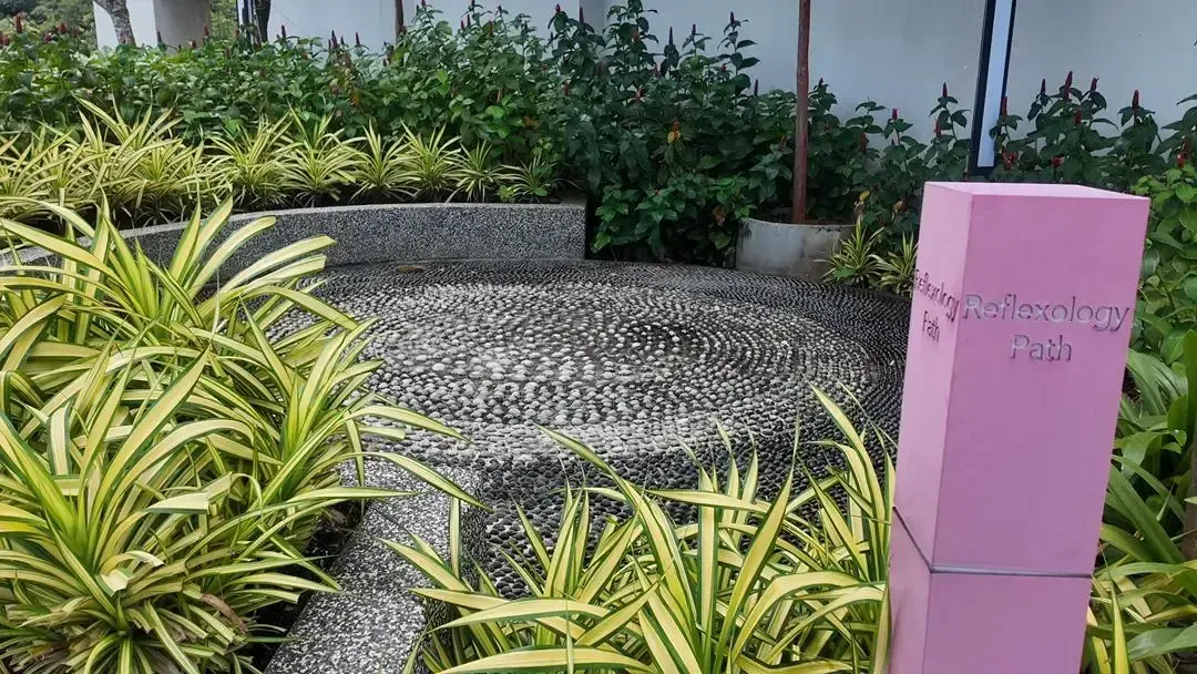 Reflexology path at Haywood Medini