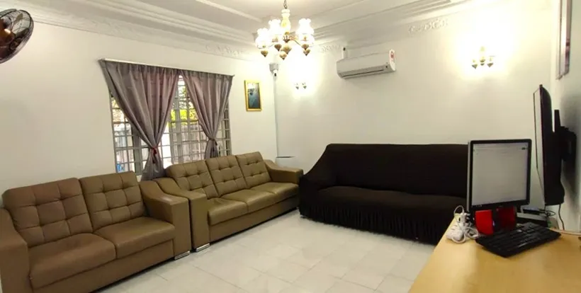 Living hall at Golden Years Bandar Kinrara Puchong