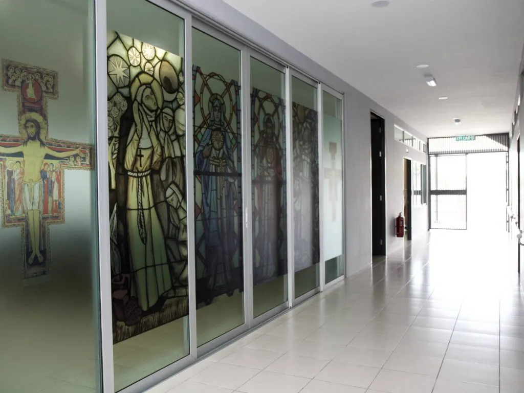 Santa Clara Day Care Centre Kuching chapel corridor