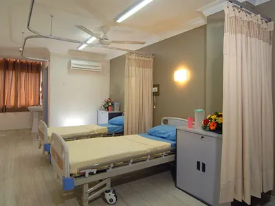 Bedroom at Lecadia PrimaCare Centre, Kuala Lumpur